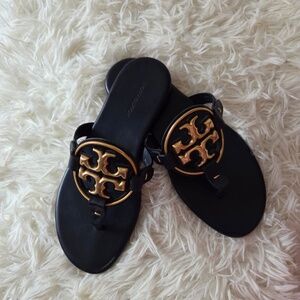 Tory Burch Miller Sandals (Perfect Navy Blue)